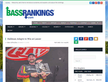 Tablet Screenshot of bassrankings.com